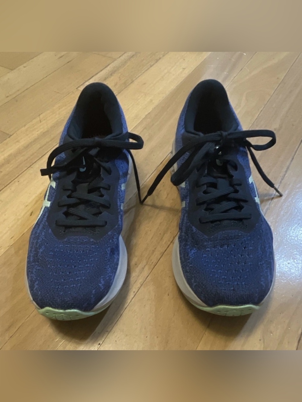 ASICS DynaBlast 2 Women's Running Shoes Blue White Green US 7.5 Low Top